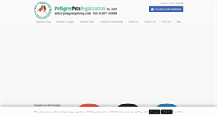Desktop Screenshot of pedigreepetsreg.com
